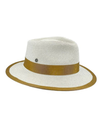 Boston Fedora - Beige/Caramel