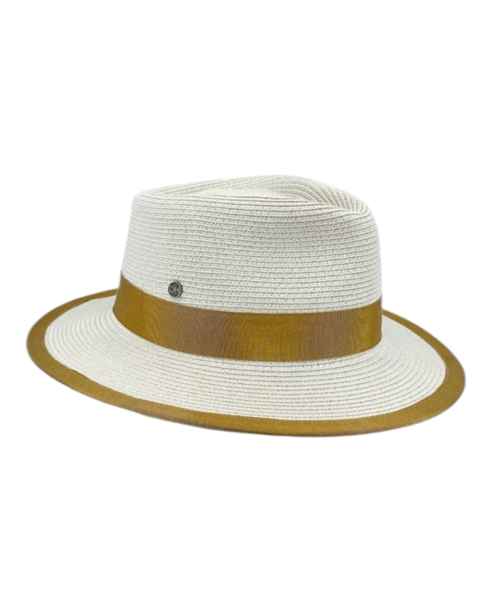 Boston Fedora - Beige/Caramel