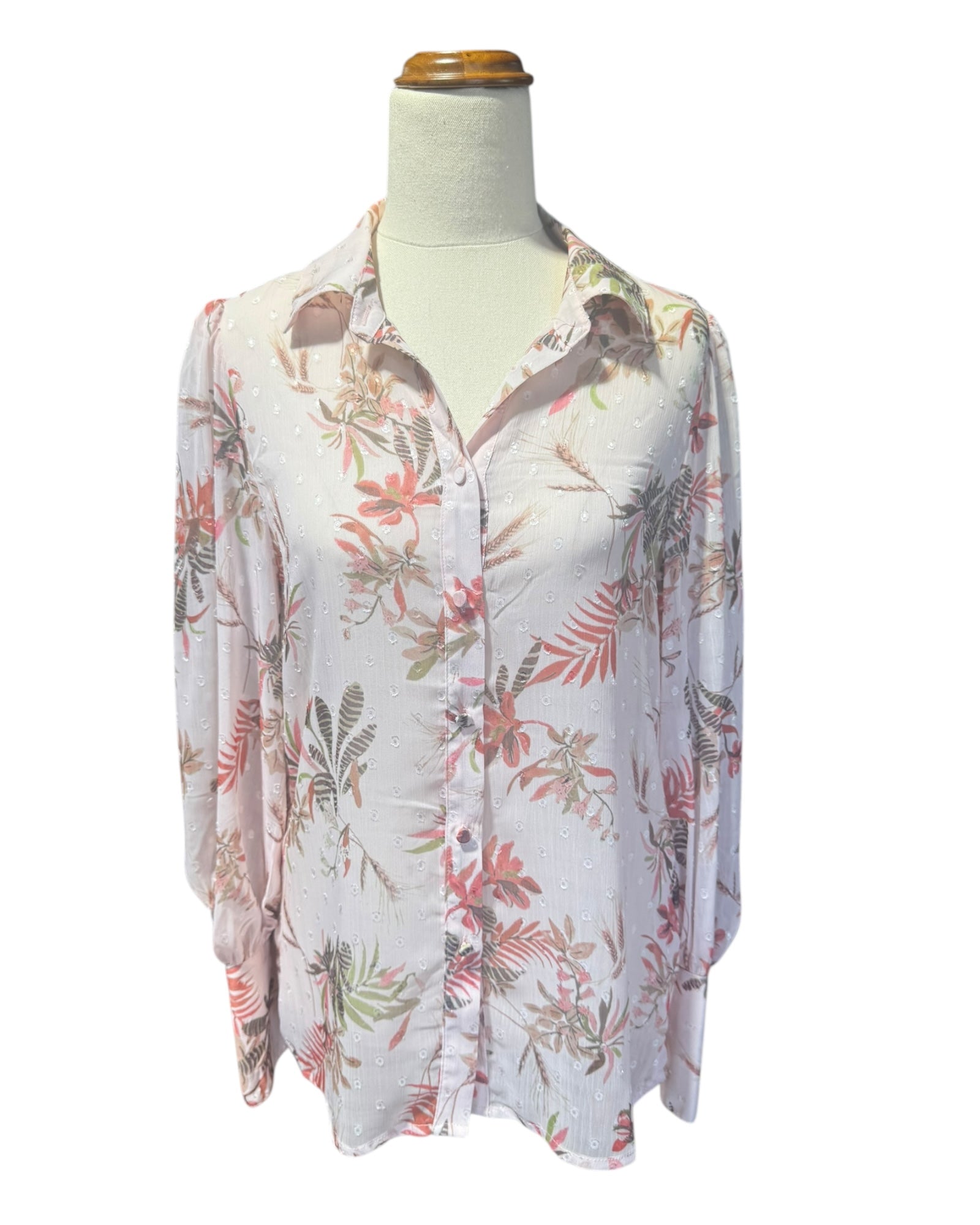 'Callie' Floral Sheer Top