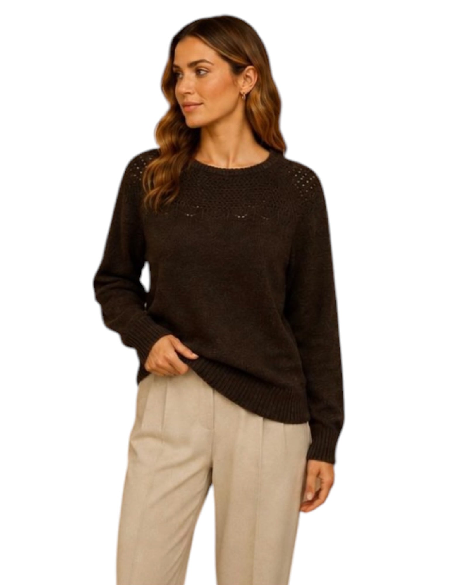 'Harriet' Knit - Choc
