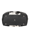 'Outback' Cowhide Weekender Duffle Bag - Black