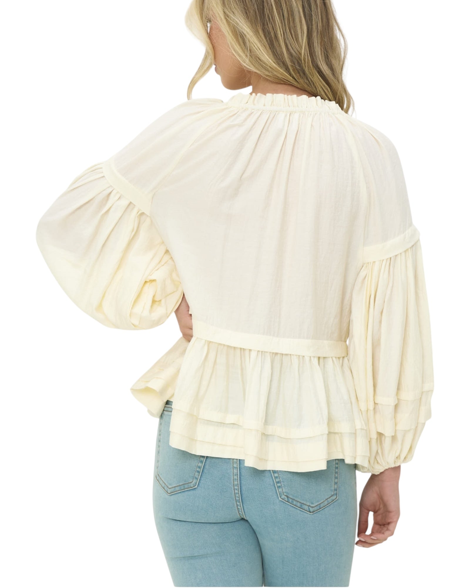 'Sarah' Top - Yellow