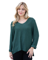 'Charlie’ Knit Jumper - Emerald