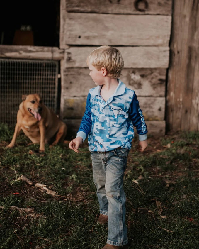 Boys Long Sleeve Fishing Shirt