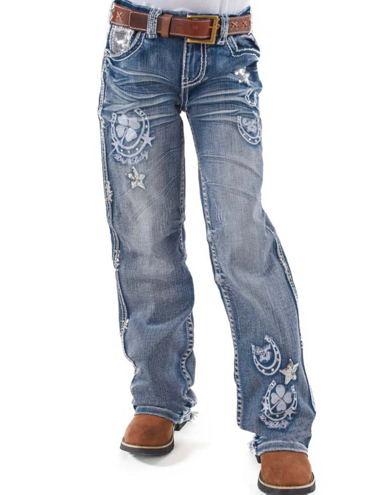 Girls 'Double Lucky' Jeans