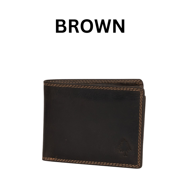 'Lithgow' Mens Wallet - Brown