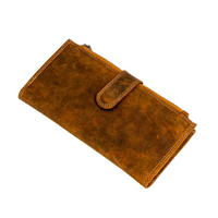 Ladies Leather Wallet - Camel