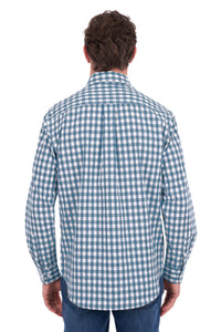 ‘River' Half Button Longsleeve Shirt - Teal