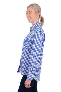 'Rowe' Full Placket Longsleeve Shirt - Blue