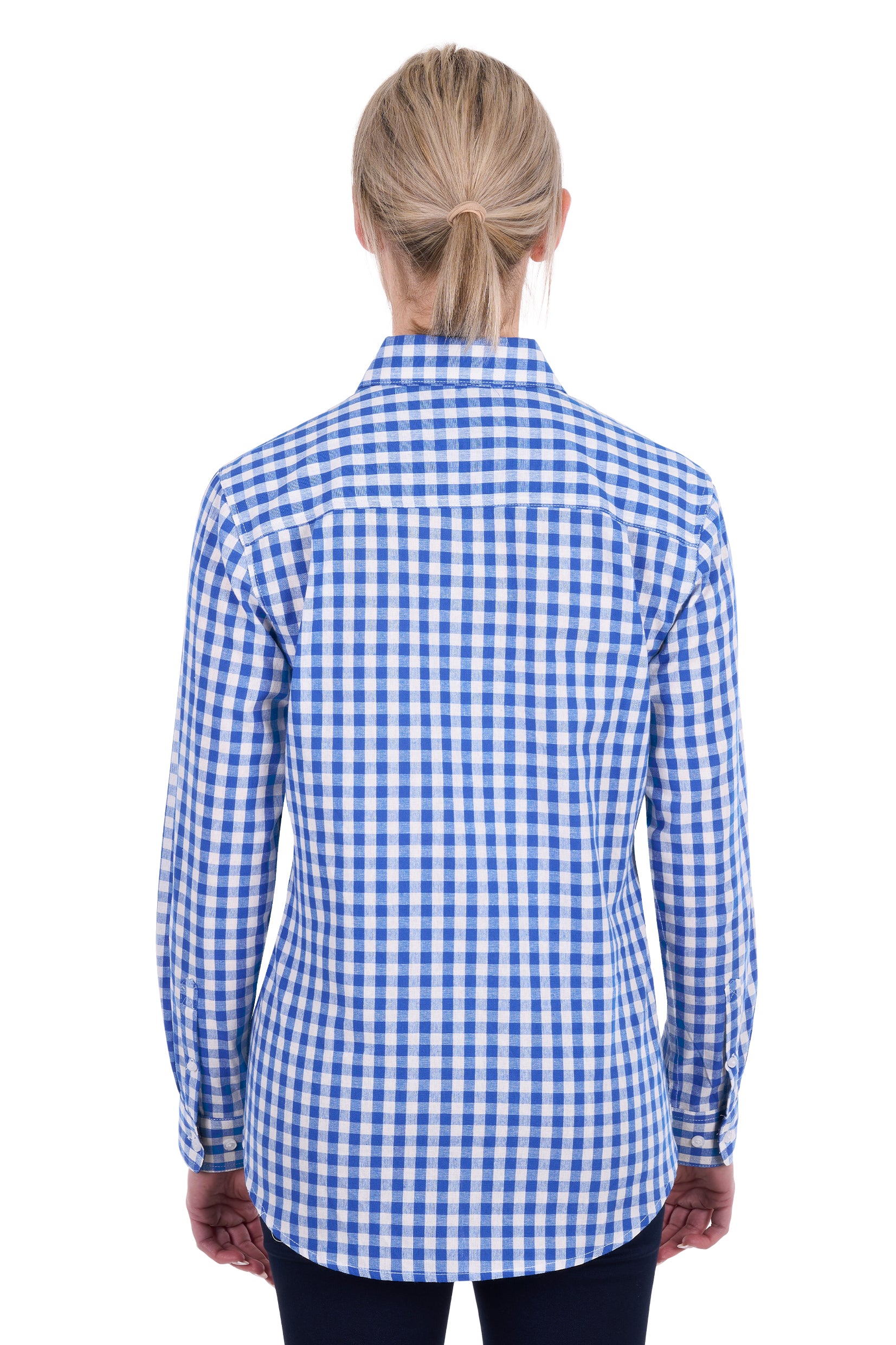 'Rowe' Full Placket Longsleeve Shirt - Blue