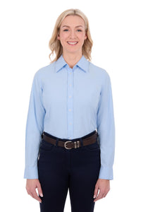 ‘Harper’ Full Button Longsleeve Shirt - Blue