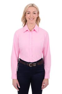 ‘Harper’ Full Button Longsleeve Shirt - Pink