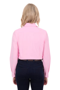 ‘Harper’ Full Button Longsleeve Shirt - Pink