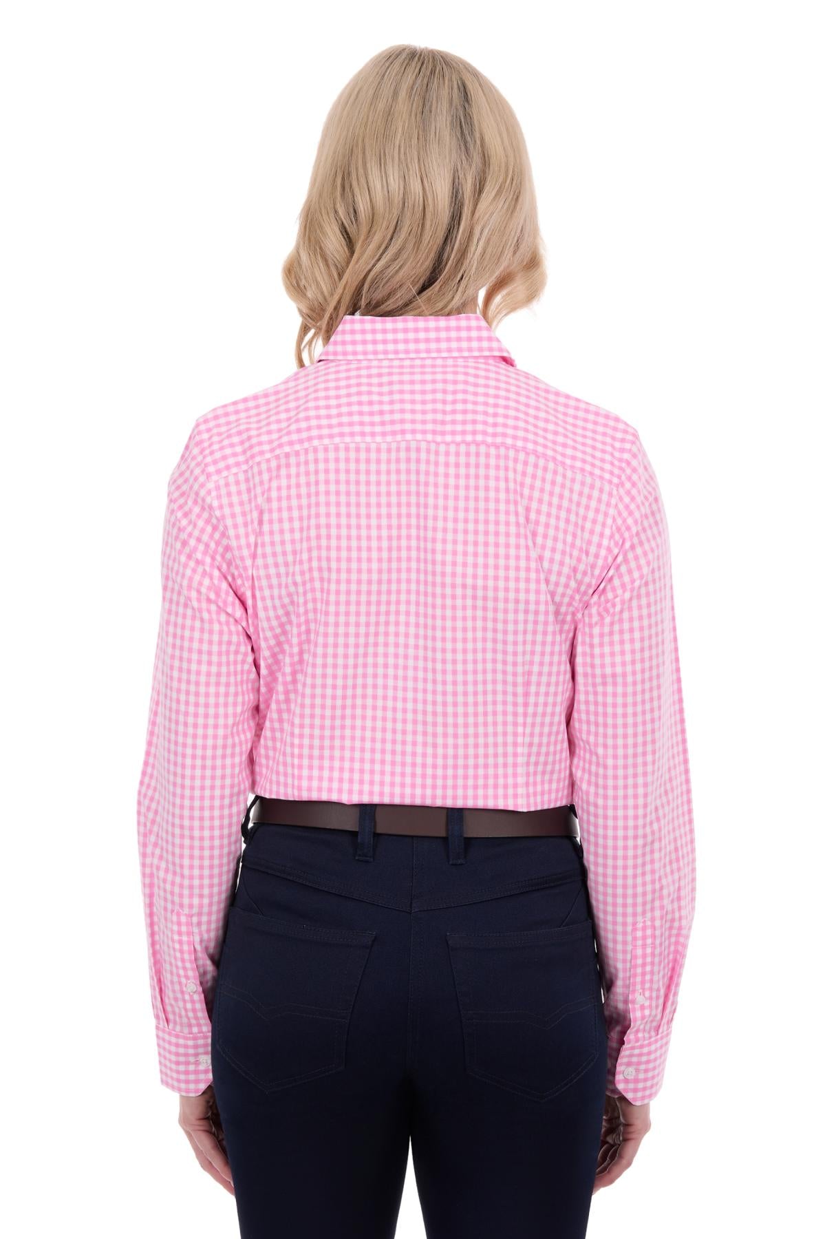 ‘Taylor’ Full Button Longsleeve Shirt - Pink