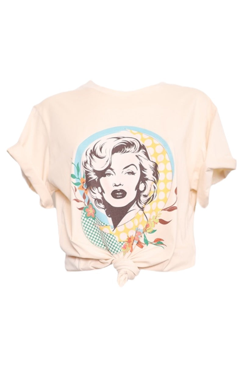 [SALE] 'Monroe' Tee - Cream