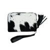 'Tenterfield’ Large Cowhide Purse - Black