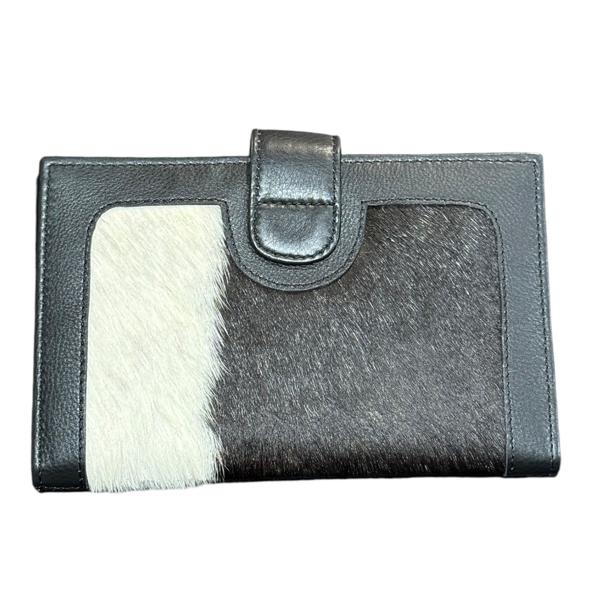 ‘Los Angeles’ Cowhide Purse - Black