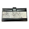 'Rochester’ Cowhide Travel Purse - Black
