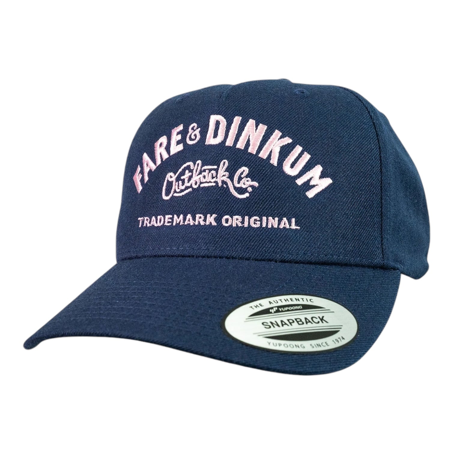 F&D Baseball Cap - Navy & Pink