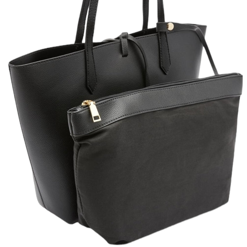 Kimberly Basic Tote Bag - Black