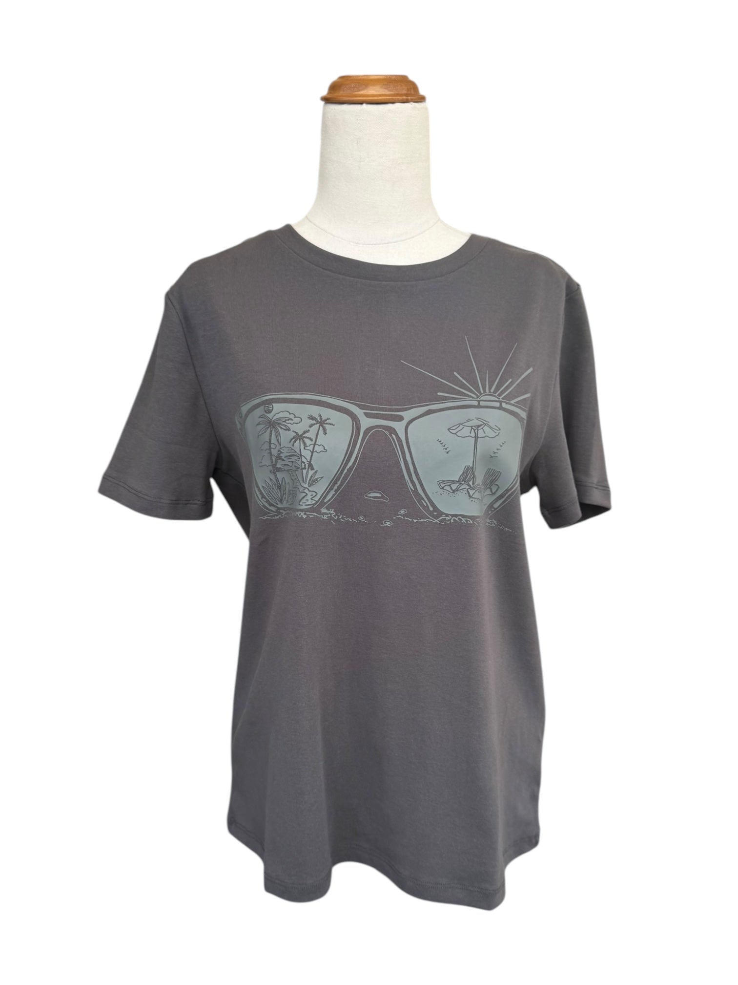‘Sunny' Tee - Charcoal