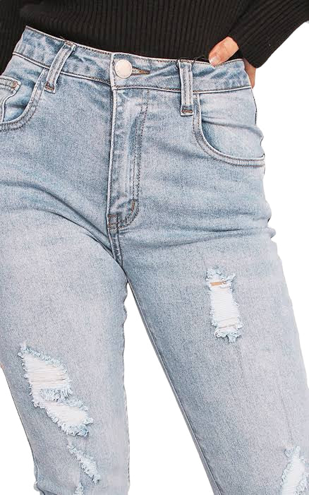 'Shari' Boyfriend Distressed Jeans