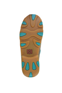 Womens Casual Driving Slip On Mocs - Turquoise