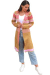 Aztec Knit Cardigan - Mustard