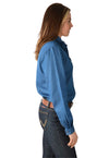Wrangler Womens Hadley L/S Western Shirt Chambray