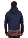 Mens Waterproof Bazooka Vest - Navy & Tan