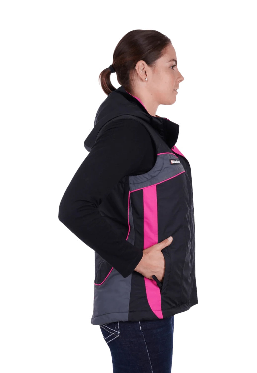 Womens Waterproof Carla Vest - Pink