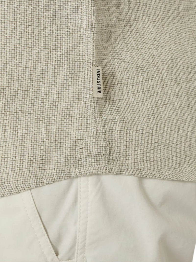 [SALE] Lauderdale Linen Shortsleeve Shirt - Olive