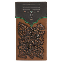 Genuine Tooled Leather Rodeo Wallet