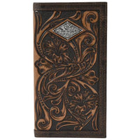 Genuine Tooled Leather Rodeo Wallet