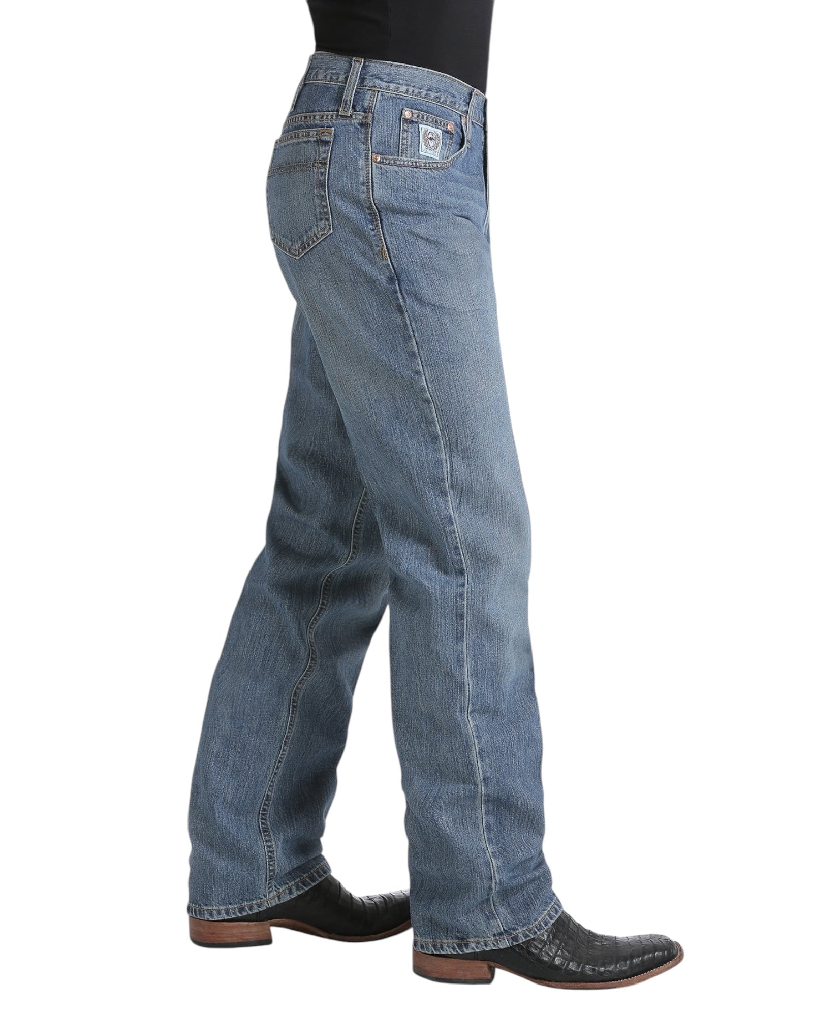 White Label Relaxed Medium Stonewash Jeans