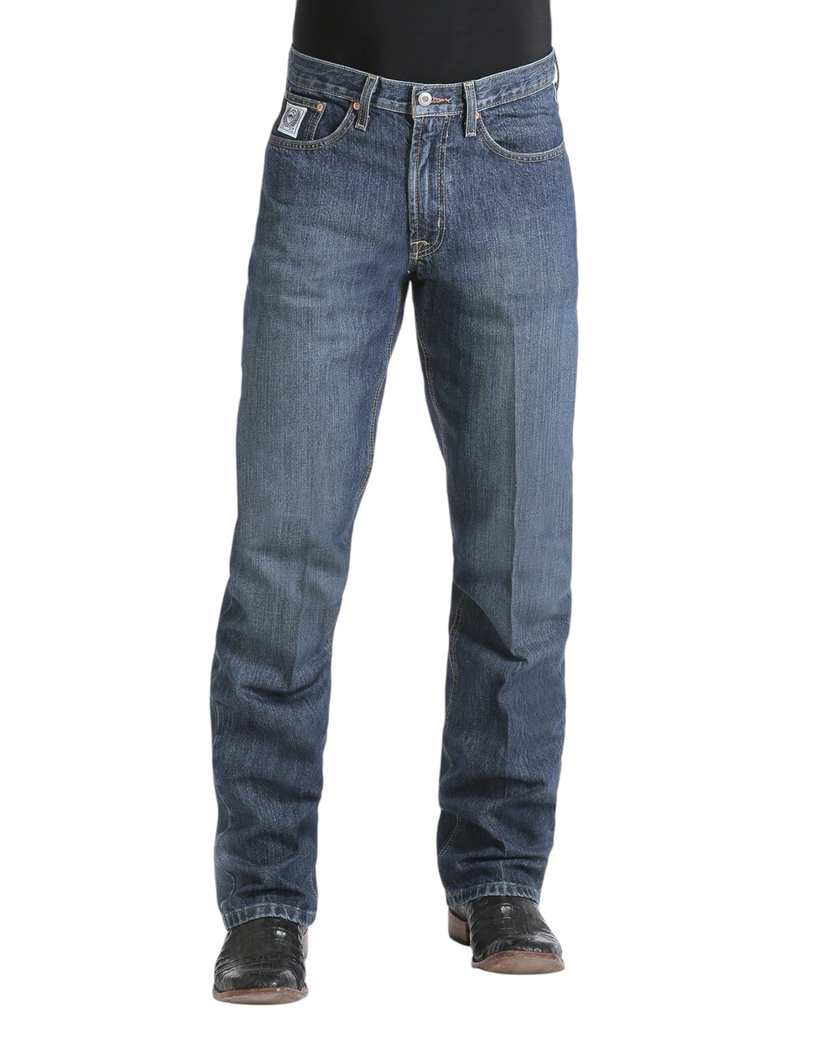 White Label Relaxed Stonewash Jeans - Dark