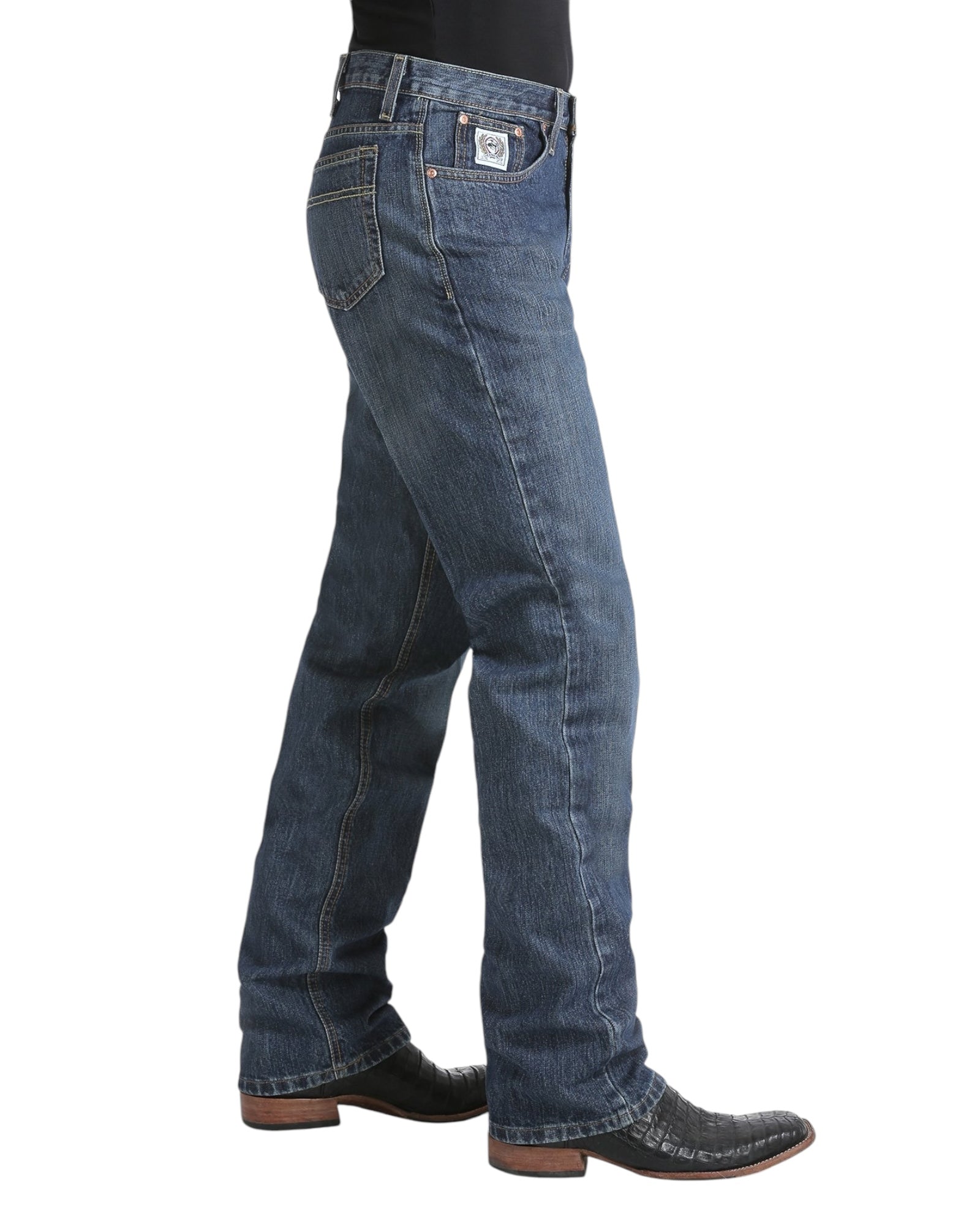 White Label Relaxed Stonewash Jeans - Dark