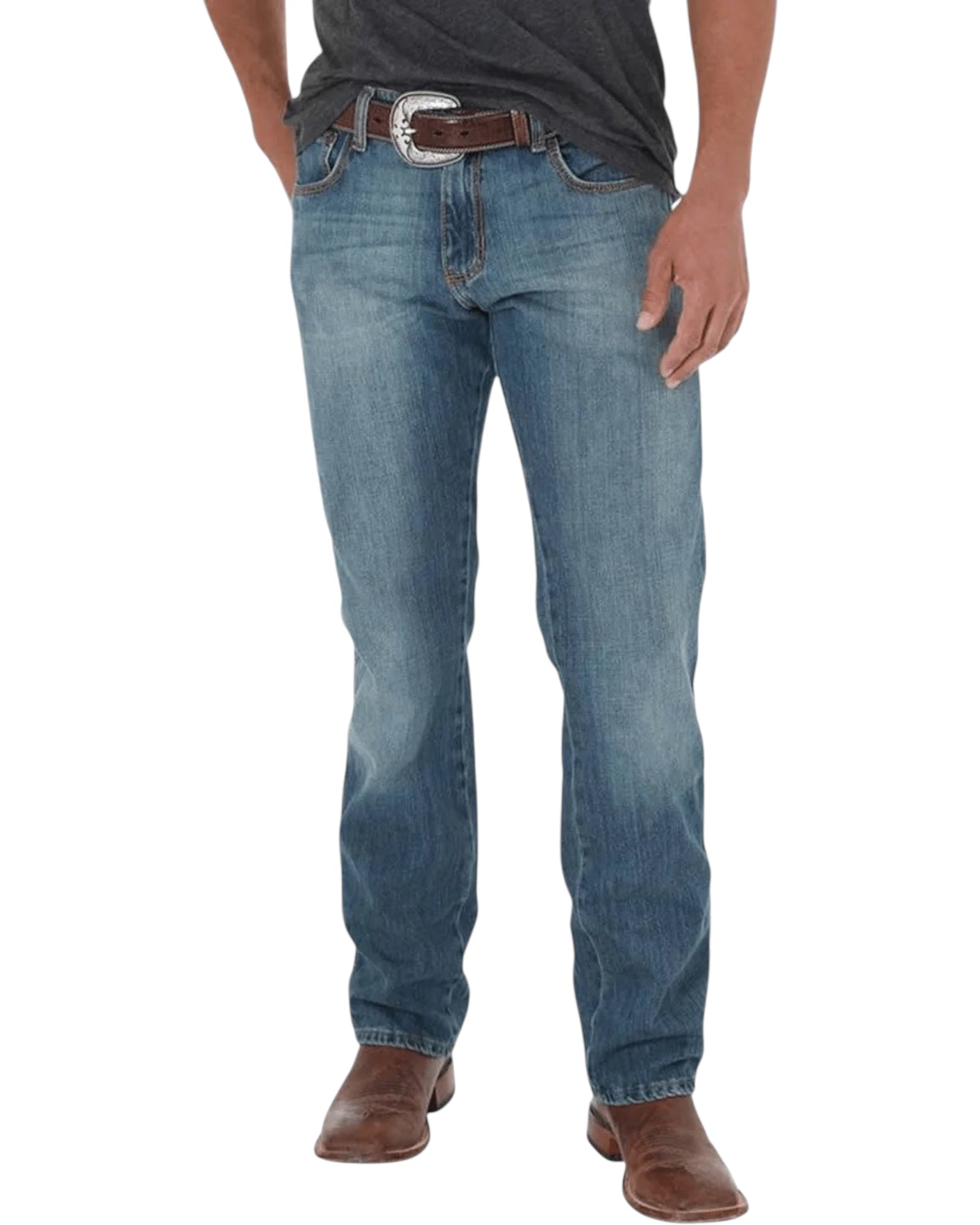Retro Slim Straight Jeans - Rocky Top