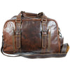 'Voyager' Leather Duffle Bag - Sandel