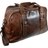 'Voyager' Leather Duffle Bag - Sandel