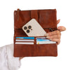 ‘Gladstone’ Leather Wallet - Cognac