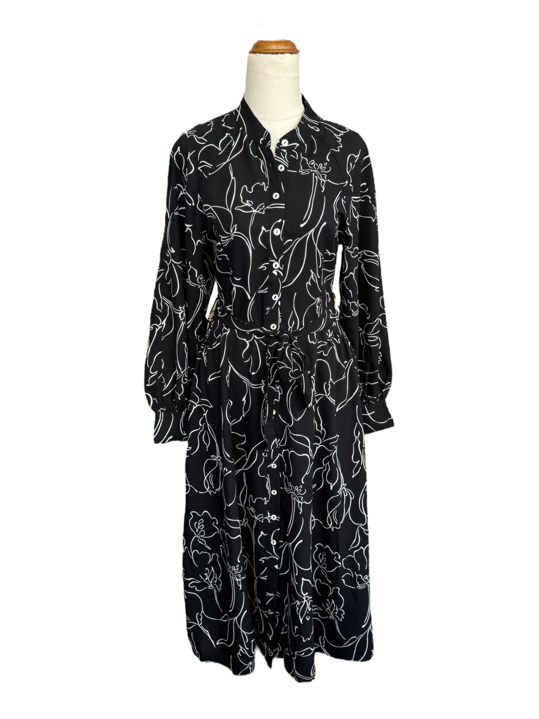 'Cheyenne' Midi Dress - Black