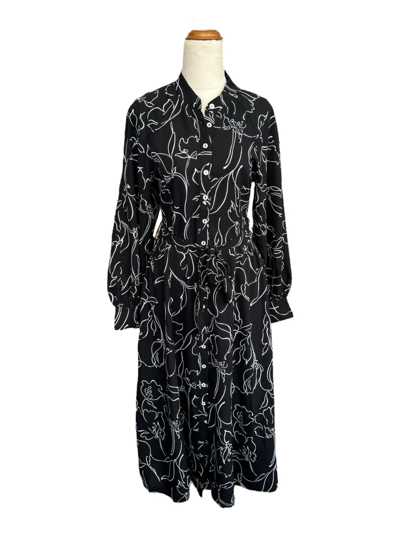 'Cheyenne' Midi Dress - Black