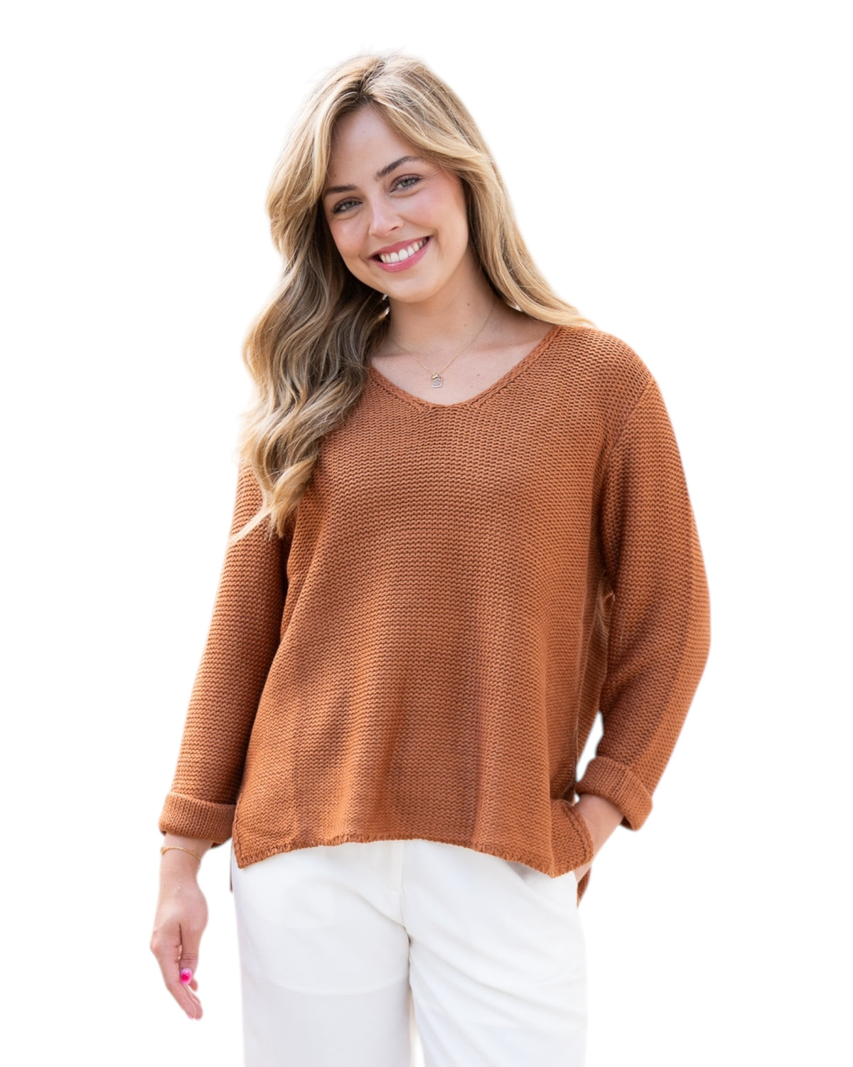 'Charlie’ Knit Jumper - Tan