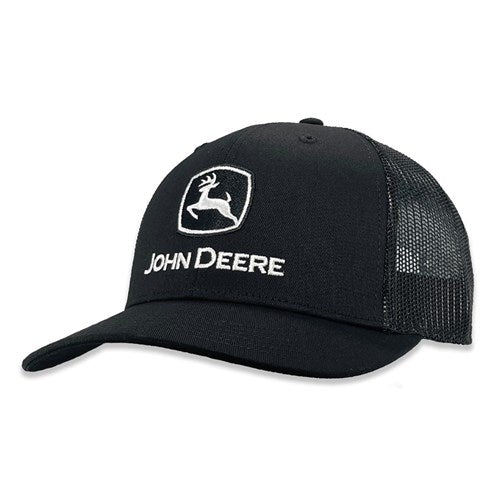 JD Trademark Logo Trucker Mesh Cap - Black