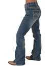 'DFMI Faded' Natural Waist Bootcut Jeans