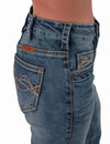 'DFMI Faded' Natural Waist Bootcut Jeans