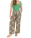 'Tilly' Tropical Pants - Green