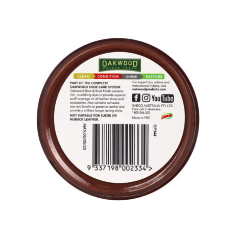 Shoe & Boot Polish Mid Tan (65g)