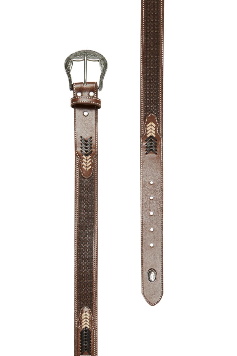 'Zachary' Tooled Belt